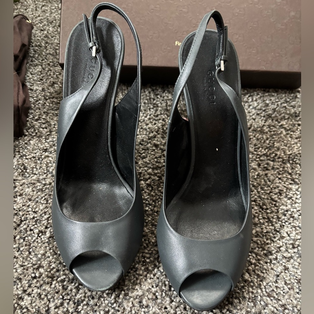 Gucci Sling Back Heels